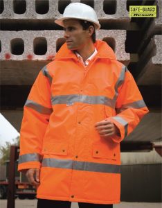 RS18 Safety Jacket, Result, Fluorescent Orange