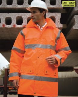 RS18 Safety Jacket, Result, Fluorescent Orange